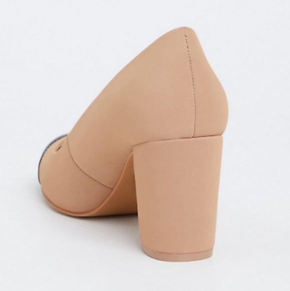 Torrid Cream Black Toed Wedges - Picture 3 of 8